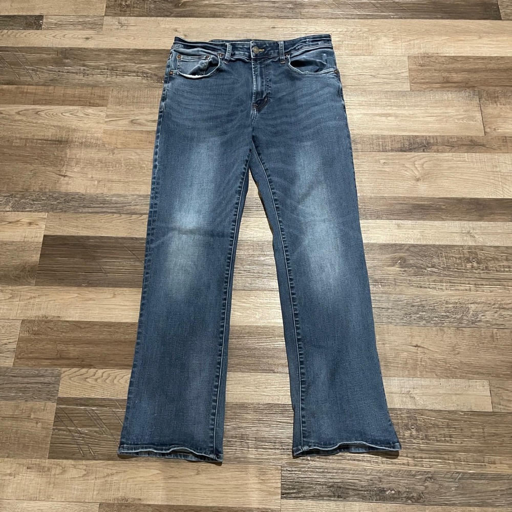 American Eagle Men's Jeans Original Boot Cut Denim Casual 34x32 Blue